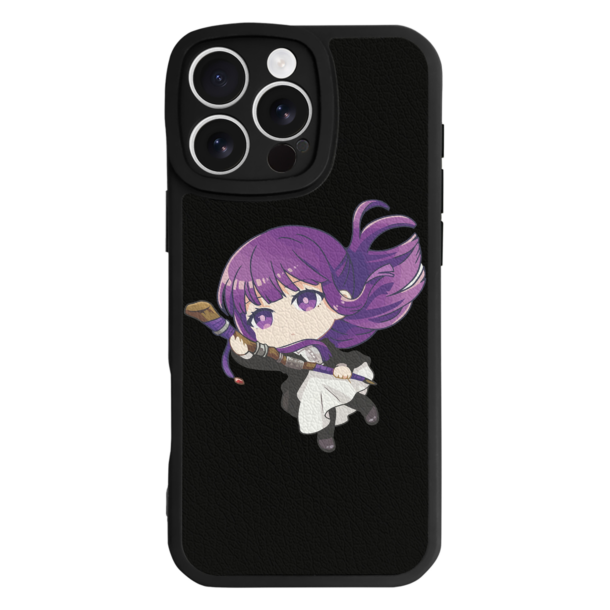 （画像用） 葬送のフリーレン Frieren 【iPhone 16シリーズ対応】シリコンスマホケース（レザー調） 材質：シリコン
